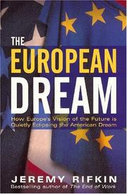 The European Dream by Jeremy Rifkin