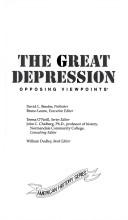 Cover of: The Great Depression: opposing viewpoints