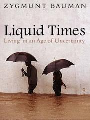 Cover of: Liquid Times by Zygmunt Bauman
