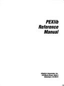 Cover of: PEXlib Reference Manual by Steve Talbot