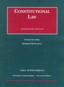Cover of: Constitutional Law by Gerald Gunther, Kathleen M. Sullivan