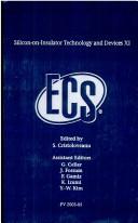 Cover of: Silicon-on-insulator technology and devices XI: proceedings of the international symposium