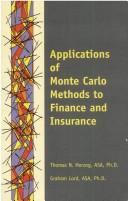 Cover of: Applications of Monte Carlo Methods to Finance and Insurance