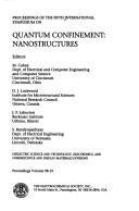 Cover of: Quantum Confinement V (Proceedings)