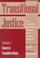 Cover of: Transitional justice