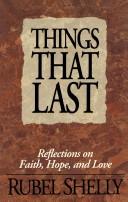 Cover of: Things that Last