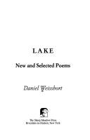 Cover of: Lake: new and selected poems