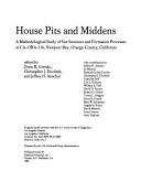 Cover of: House Pits and Middens: A Methodological Study of Site Structure and Formation Processes at Ca-Ora-116, Newport Bay, Orange County, California