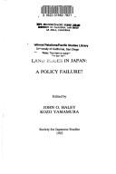 Cover of: Land Issues in Japan: A Policy Failure