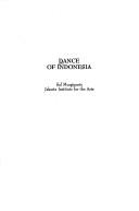 Cover of: Dance of Indonesia (Aspects of Indonesian culture)
