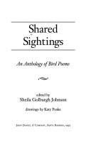 Cover of: Shared sightings: an anthology of bird poems