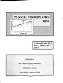 Cover of: Clinical Transplants 1995