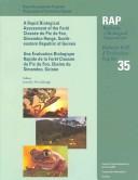 Cover of: A Biological Assessment of the Terrestrial Ecosystems of the Foret Classee du Pic de Fon, Simandou Range, South-eastern Republic of Guinea: RAP Bulletin ... International Rapid Assessment Program)