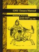 Cover of: Gnu Emacs Manual by Richard M. Stallman