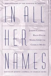 Cover of: In all her names by edited by Joseph Campbell and Charles Musès.