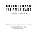 Américains by Robert Frank