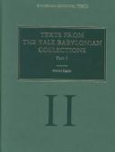 Texts from the Yale Babylonian collections by Yale Babylonian Collection.