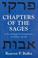 Cover of: Chapters of the sages