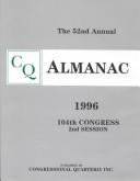Cover of: Congressional Quarterly Almanac 1996 (Cq Almanac) | CQ Press