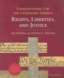 Cover of: Constitutional law for a changing America. by Lee Epstein