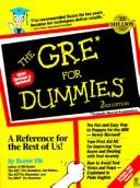 Cover of: The Gre for Dummies, Second Edition