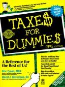 Cover of: Taxes for Dummies 1996 by Eric Tyson, David J. Silverman