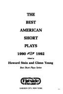 Cover of: The Best American short plays, 1990-1992 by edited by Howard Stein and Glenn Young.
