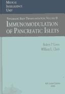 Cover of: Immunomodulation of Pancreatic Islets (Pancreatic Islet Transplantation, Vol 2) by Robert P. Lanza