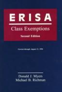 ERISA class exemptions by Donald J. Myers, Michael B. Richman