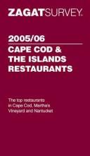 Cover of: Zagat 2005/06 Cape Cod & The Islands Restaurant (Zagat Survey: Cape Cod & the Islands Restaurants)