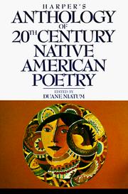 Cover of: Harper's Anthology of Twentieth Century Native American Poetry