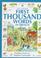 Cover of: The Usborne First Thousand Words in French
