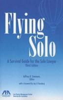 Cover of: Flying Solo: 3rd Edition