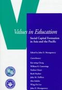 Cover of: Values in education: social capital formation in Asia and the Pacific