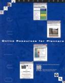 Cover of: Online Resources for Planners (Report (American Planning Association. Planning Advisory Service), No. 474/475.)