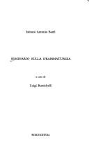Cover of: Seminario Sulla Drammaturgia Ferrone, Meldolesi, Marino, Martinelli, Molinari, O (Via Folios)
