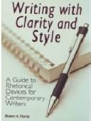 Cover of: Writing With Clarity and Style