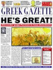Cover of: Greek Gazette (Newspaper Histories) by Theresa Dowswell, Fergus Fleming