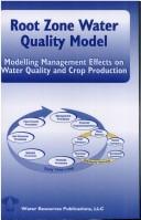 Root zone water quality model cover