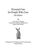 Personal care for people who care by National Anti-Vivi Section Society, National Anti-Vivisection Society