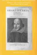 Cover of: Shakespeare: life, language, and linguistics, textual studies, and the canon : an annotated bibliography of Shakespeare studies, 1623-2000