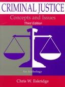 Cover of: Criminal Justice: Concepts and Issues : An Anthology