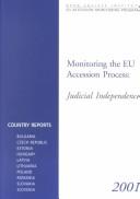 Cover of: Monitoring the Eu Accesion Process by 