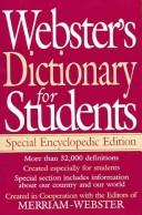Cover of: Webster's Dictionary for Students: Special Encyclopedic Edition