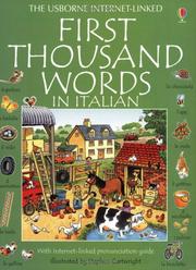Cover of: First Thousand Words in Italian (First 1000 Words) by Heather Amery