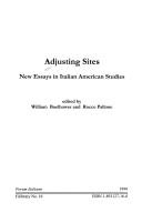 Cover of: Adjusting Sites by William Q. Boelhower