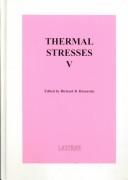 Cover of: Thermal stresses V