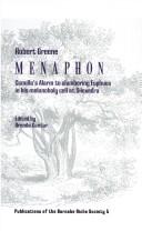 Cover of: Menaphon by Robert Greene