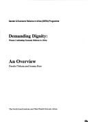 Cover of: Demanding Dignity: Women Confronting Economic Reforms in Africa