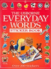 Cover of: The Usborne Everyday Words Sticker Book (Everyday Words)
